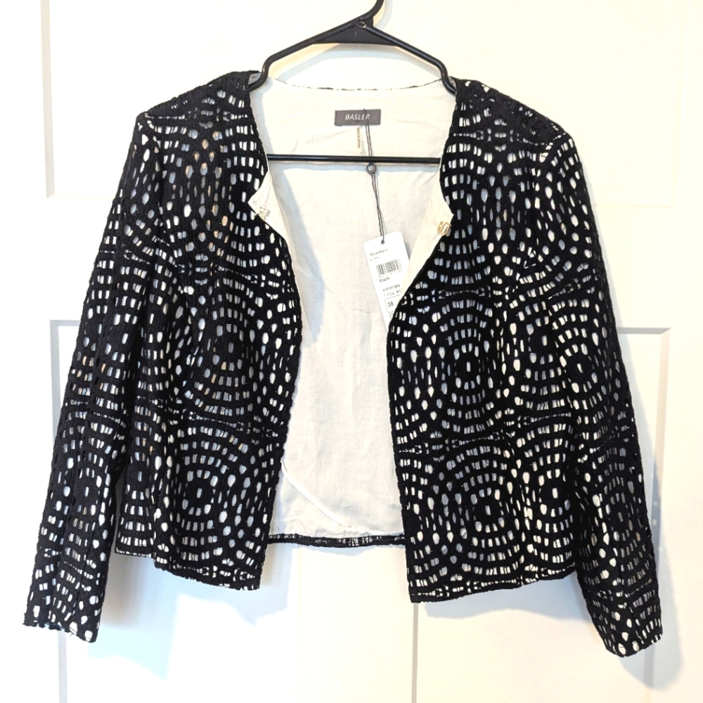 NWT Basler lace Boca Raton jacket